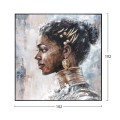WALL PAINTING MARIP FK4544 BLACK PS FRAME-PRINTED CANVAS 102x4,5x102Hcm. WALL PAINTING MARIP FK4544 BLACK PS FRAME-PRINTED CANVAS 102x4,5x102Hcm.