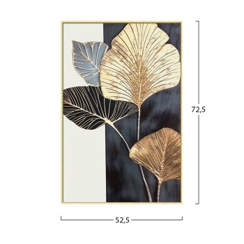 WALL PAINTING TROPICO FK4546.02 BEIGE PS FRAME-PRINTED CANVA 52,5x2,8x72,5Hcm.