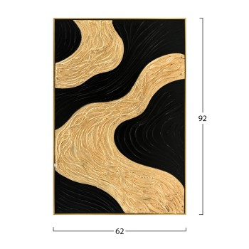 WALL PAINTING 3D SEDIMENT FK4548.01 BEIGE PS FRAME-HANDMADE SHAPES 62x4,5Χ92Hcm. WALL PAINTING 3D SEDIMENT FK4548.01 BEIGE PS FRAME-HANDMADE SHAPES 62x4,5Χ92Hcm.