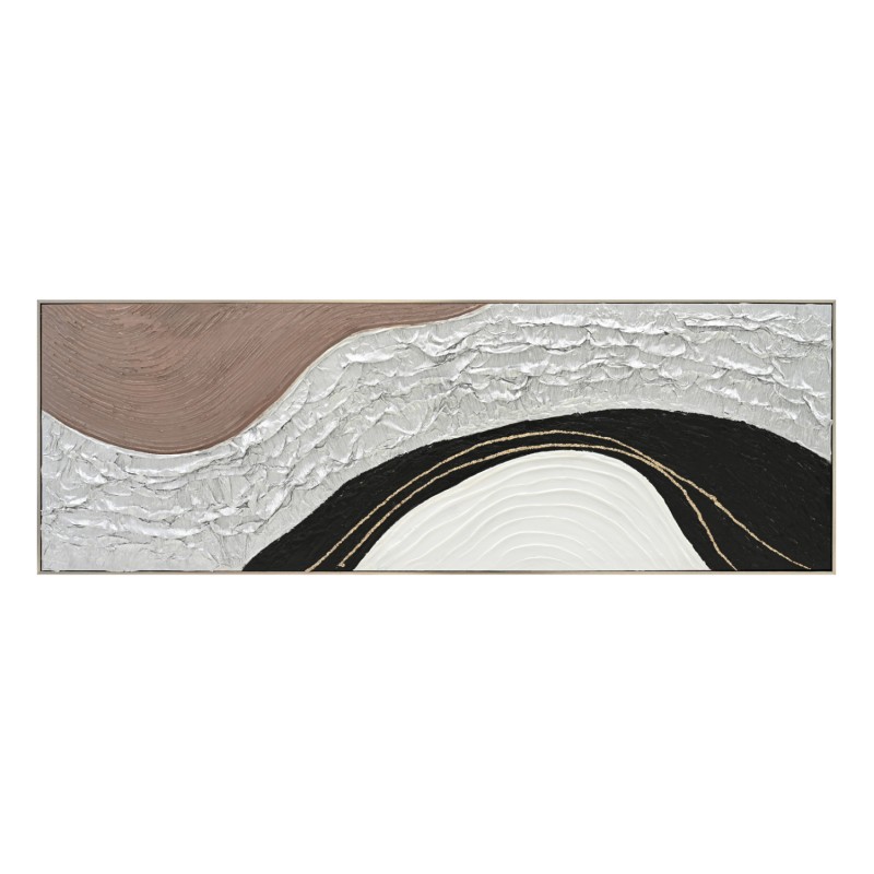 WALL PAINTING ABSTRACT FK4552.01 BEIGE PS FRAME-CANVAS- HANDMADE 152x4.5x52Hcm. WALL PAINTING ABSTRACT FK4552.01 BEIGE PS FRAME-CANVAS- HANDMADE 152x4.5x52Hcm.
