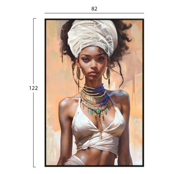 WALL PAINTING MARIP FK4571 BLACK PS FRAME-PRINTED CANVAS 82x4,5x122Hcm. WALL PAINTING MARIP FK4571 BLACK PS FRAME-PRINTED CANVAS 82x4,5x122Hcm.