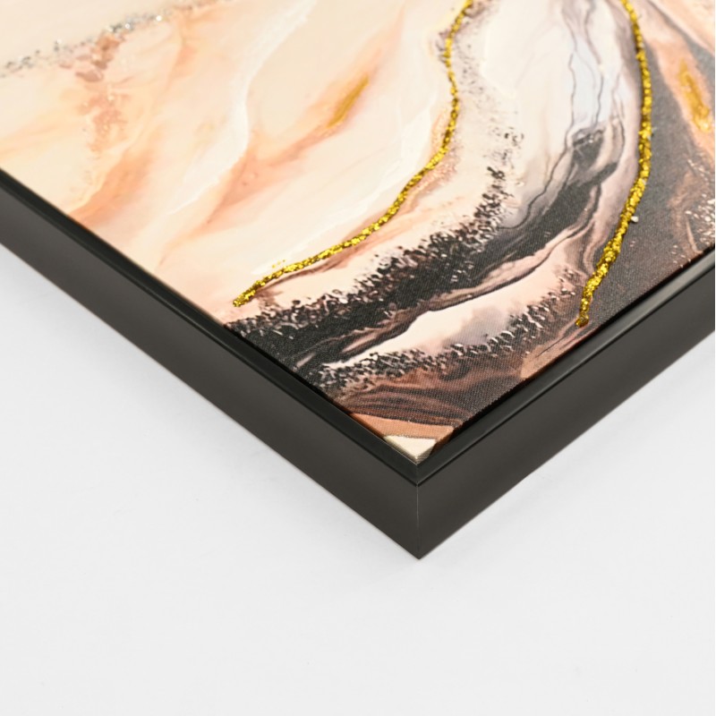 WALL PAINTING FK4560 BLACK PS FRAME-PRINTED CANVAS ABSTRACT 62x4x92Hcm. WALL PAINTING FK4560 BLACK PS FRAME-PRINTED CANVAS ABSTRACT 62x4x92Hcm.
