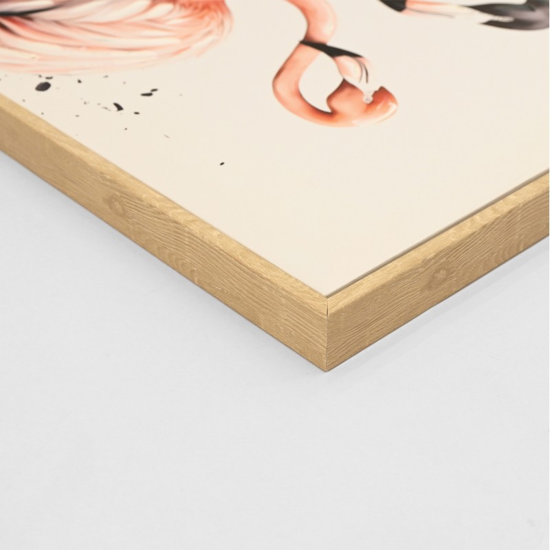 WALL PAINTING FLAMINGOS FK4562 BEIGE PS FRAME-PRINTED CANVAS 52.5x2.8x72.5Hcm. WALL PAINTING FLAMINGOS FK4562 BEIGE PS FRAME-PRINTED CANVAS 52.5x2.8x72.5Hcm.