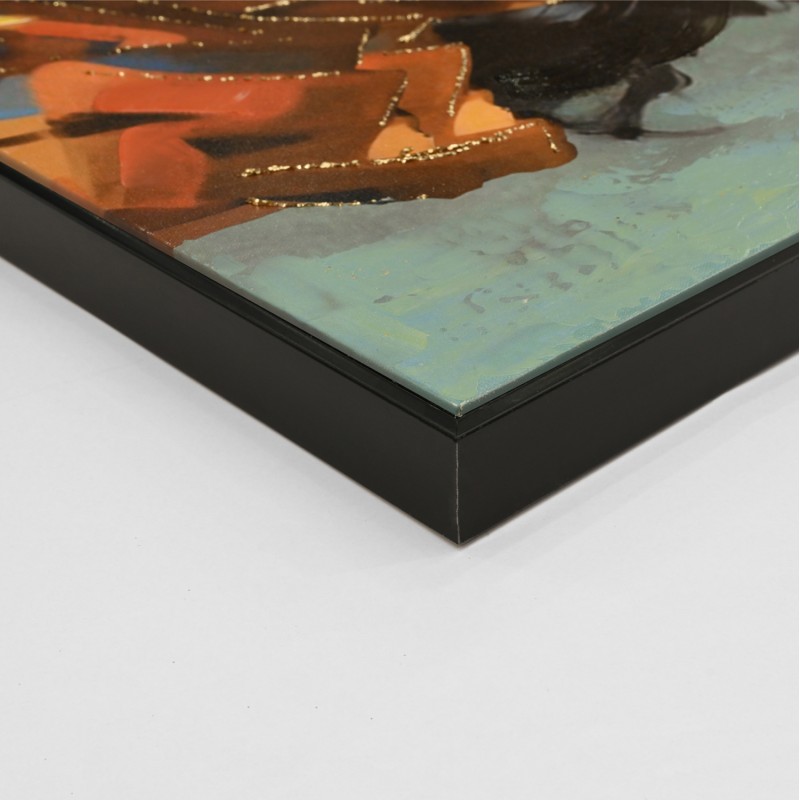 WALL PAINTING MARIP FK4572 BLACK PS FRAME-PRINTED CANVAS 82x4,5x122Hcm. WALL PAINTING MARIP FK4572 BLACK PS FRAME-PRINTED CANVAS 82x4,5x122Hcm.