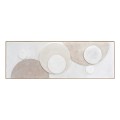 WALL PAINTING 3D SWIRL FK4573 WITH BEIGE PS FRAME-HANDMADE ROUND SHAPES 152x5x52Hcm. WALL PAINTING 3D SWIRL FK4573 WITH BEIGE PS FRAME-HANDMADE ROUND SHAPES 152x5x52Hcm.