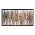 WALL PAINTING SEDIMENT FK4574.01 BLACK PS FRAME-CANVAS 142x4.5x72Hcm. WALL PAINTING SEDIMENT FK4574.01 BLACK PS FRAME-CANVAS 142x4.5x72Hcm.