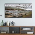 WALL PAINTING SEDIMENT FK4575.01 BLACK PS FRAME-CANVAS 142x4.5x72Hcm. WALL PAINTING SEDIMENT FK4575.01 BLACK PS FRAME-CANVAS 142x4.5x72Hcm.