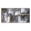 WALL PAINTING SEDIMENT FK4576 BLACK PS FRAME-CANVAS 142x4.5x72Hcm.