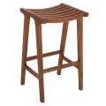BAR STOOL BUNDY FK6130 TEAK WOOD IN WALNUT 45x40x75Hcm. BAR STOOL BUNDY FK6130 TEAK WOOD IN WALNUT 45x40x75Hcm.