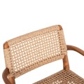 DINING ARMCHAIR ROSCO FK6132 TEAK WOOD IN NATURAL-VIRO ROPE IN BEIGE 56x54,5x78Hcm. DINING ARMCHAIR ROSCO FK6132 TEAK WOOD IN NATURAL-VIRO ROPE IN BEIGE 56x54,5x78Hcm.