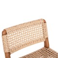 BAR STOOL ROSCO FK6134 TEAK WOOD IN NATURAL-VIRO ROPE IN BEIGE 47x52x100Hcm. BAR STOOL ROSCO FK6134 TEAK WOOD IN NATURAL-VIRO ROPE IN BEIGE 47x52x100Hcm.