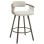 BAR STOOL SWIVEL LANG FK9990.01 ANTIQUE COPPER METAL FRAME-ECRU FABRIC 51,5x48,5x89,5Hcm.
