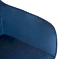 DINING ARMCHAIR LATRELL FK8582.08 BLUE VELVET & BLACK METAL LEGS 57x56x84Hcm. DINING ARMCHAIR LATRELL FK8582.08 BLUE VELVET & BLACK METAL LEGS 57x56x84Hcm.
