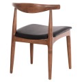 DINING CHAIR ALOR FK9947.03 RUBBERWOOD IN WALNUT COLOR-BLACK PU 55x51x75Hcm. DINING CHAIR ALOR FK9947.03 RUBBERWOOD IN WALNUT COLOR-BLACK PU 55x51x75Hcm.