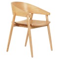DINING CHAIR CANOP FK9950.01 ASHWOOD IN LIGHT OAK COLOR 56,5x61x74Hcm.