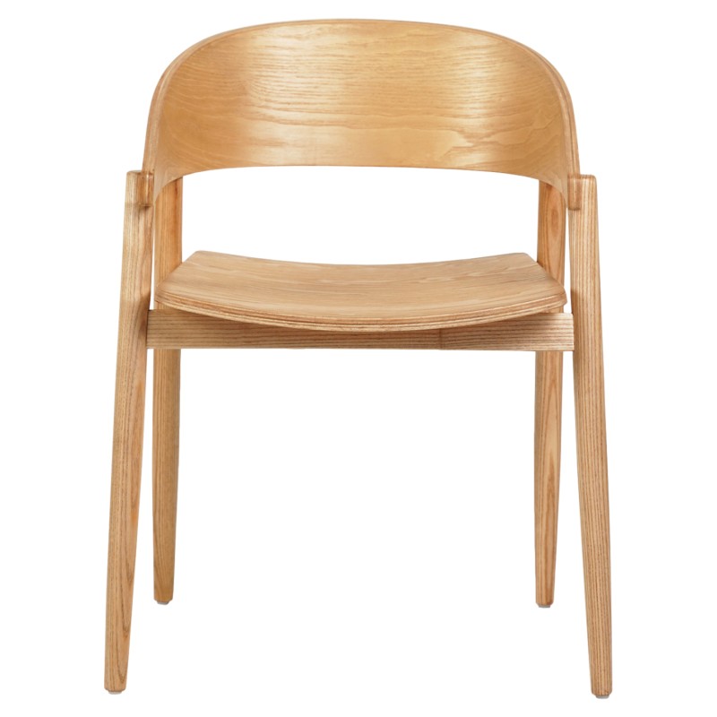 DINING CHAIR CANOP FK9950.01 ASHWOOD IN LIGHT OAK COLOR 56,5x61x74Hcm.