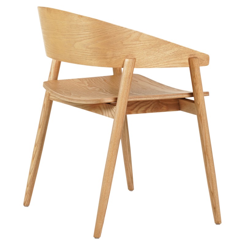 DINING CHAIR CANOP FK9950.01 ASHWOOD IN LIGHT OAK COLOR 56,5x61x74Hcm.