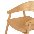 DINING CHAIR CANOP FK9950.01 ASHWOOD IN LIGHT OAK COLOR 56,5x61x74Hcm.