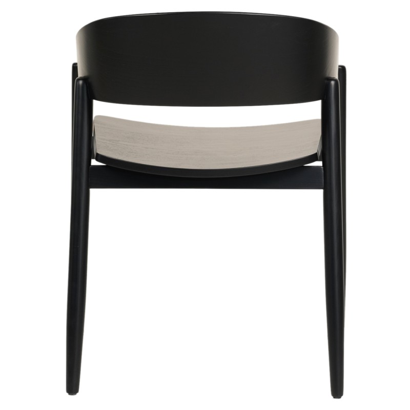 DINING CHAIR CANOP FK9950.02 ASHWOOD IN BLACK COLOR 56,5x61x74Hcm. DINING CHAIR CANOP FK9950.02 ASHWOOD IN BLACK COLOR 56,5x61x74Hcm.