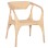 ARMCHAIR GABE FK9956.01 NATURAL RATTAN 62x60x79Hcm.