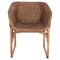 ARMCHAIR TUCKET FK9958.02 NATURAL RATTAN IN WALNUT COLOR 63x60x77Hcm. ARMCHAIR TUCKET FK9958.02 NATURAL RATTAN IN WALNUT COLOR 63x60x77Hcm.