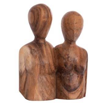 TABLE DECORATION PARR FK4416 ALBASIA WOOD 28x13x40Hcm.