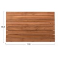 TABLETOP RECTANGULAR FK6138 SOLID TEAK WOOD IN NATURAL COLOR 130x80.5x2.5(thickness)cm.