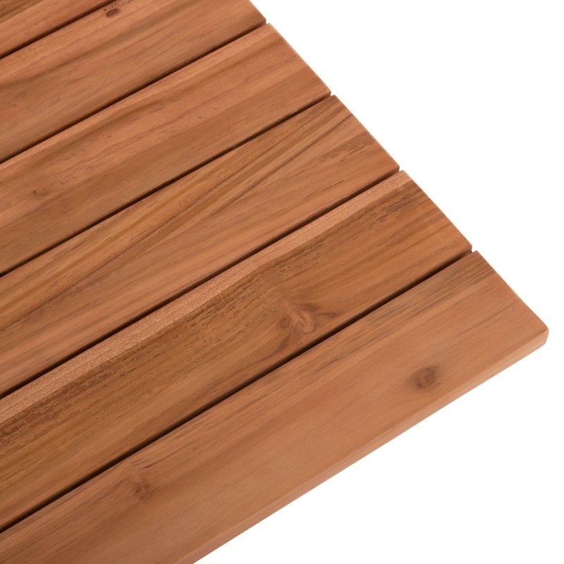 TABLETOP RECTANGULAR FK6138 SOLID TEAK WOOD IN NATURAL COLOR 130x80.5x2.5(thickness)cm.