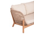 OUTDOOR LOUNGE SET 4PCS SANJI FK6219 ACACIA WOOD-ALUMINUM FRAME-ROPE OUTDOOR LOUNGE SET 4PCS SANJI FK6219 ACACIA WOOD-ALUMINUM FRAME-ROPE