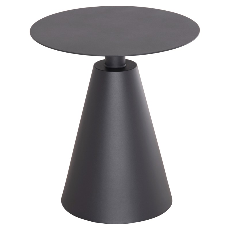 OUTDOOR ROUND SIDE TABLE SERA FK6270.01 ALUMINUM IN GREY Φ50x56Hcm. OUTDOOR ROUND SIDE TABLE SERA FK6270.01 ALUMINUM IN GREY Φ50x56Hcm.