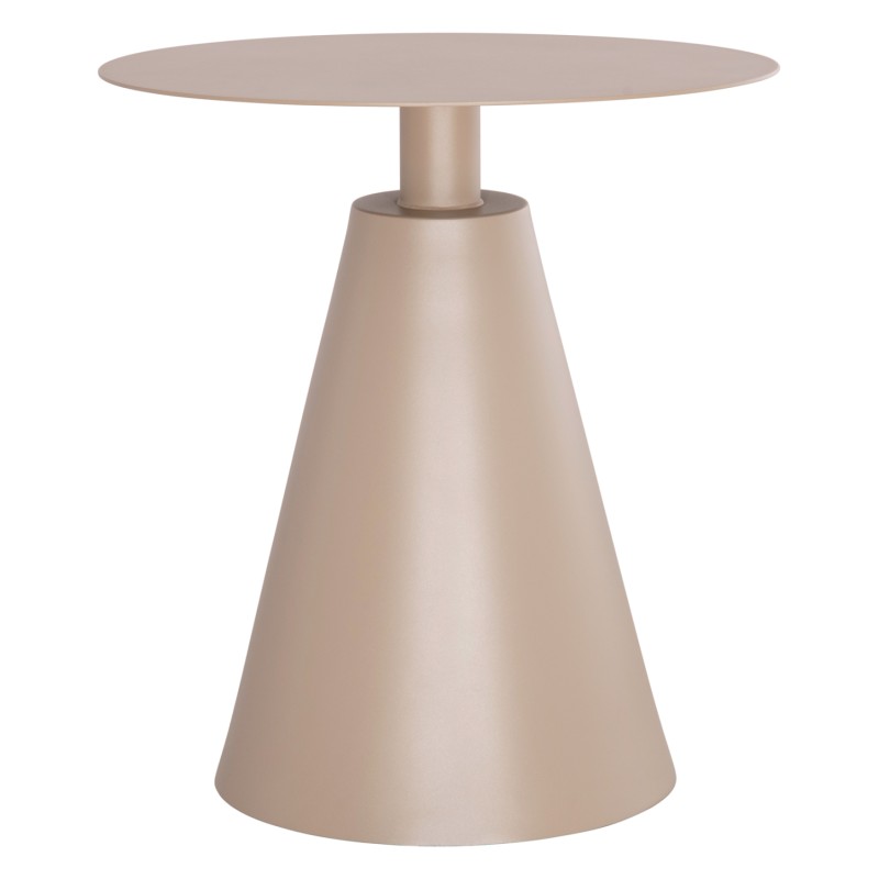 OUTDOOR ROUND SIDE TABLE SERA FK6270.03 ALUMINUM IN CAPPUCCINO COLOR Φ50x56Hcm. OUTDOOR ROUND SIDE TABLE SERA FK6270.03 ALUMINUM IN CAPPUCCINO COLOR Φ50x56Hcm.