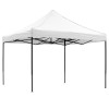 GAZEBO MATTHEW FK6310 FOLDABLE-METAL BLACK FRAME-WHITE SHADE 3x3x3.10FK