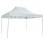 GAZEBO HEAVY-DUTY CRESSEN FK6306 FOLDABLE-ALUMINUM SILVER FRAME-WHITE SHADES 3x4,5x3,4FK