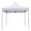 GAZEBO HEAVY-DUTY CRESSEN FK6305 FOLDABLE-ALUMINUM SILVER FRAME-WHITE SHADES 3x3x3,4FK