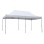GAZEBO HEAVY-DUTY CRESSEN FK6307 FOLDABLE-ALUMINUM SILVER FRAME-WHITE SHADES 3x6x3,4FK