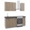 KITCHEN COMPOSITION FK2465.01 MELAMINE SONOMA COUNTERTOP LAMINATE 120x47x84,8Υεκ.