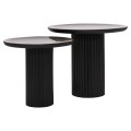 COFFEE TABLES 2PCS ELAF FK9999 MANGO WOOD ENAMELED TOP-IRON BASES COFFEE TABLES 2PCS ELAF FK9999 MANGO WOOD ENAMELED TOP-IRON BASES