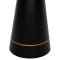 COFFEE TABLES 2PCS BALLI FK9996 ROUND METAL IN BLACK Φ50 & Φ40 cm.