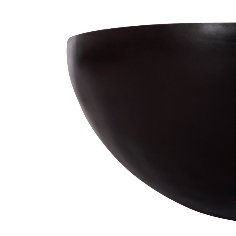 DECOR ROUND COFFEE TABLE BOWL FK8717.22 RUSTY WITH ACACIA WOOD TOP Φ89.5X39Hcm. DECOR ROUND COFFEE TABLE BOWL FK8717.22 RUSTY WITH ACACIA WOOD TOP Φ89.5X39Hcm.