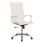MANAGER'S OFFICE CHAIR BOSS FK1059.32 WHITE PU-CHROMED METAL FRAME AND BASE 53x57x109Hcm.