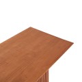 DINING TABLE RECTANGULAR FRANTZ FK9916 SOLID MINDI WOOD IN NATURAL COLOR 160x79.5x76.5Hcm. DINING TABLE RECTANGULAR FRANTZ FK9916 SOLID MINDI WOOD IN NATURAL COLOR 160x79.5x76.5Hcm.