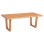 DINING TABLE LEOPOLD FK9933.01 SOLID TEAK WOOD- NATURAL COLOR 200.5x107x76Hcm.