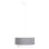 CEILING PENDANT CYLINDRICAL LAMP KRIKS FK4706.01 PVC IN WHITE-GREY Φ30x70Hcm.