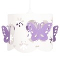 CEILING PENDANT KIDS' LAMP LEPTIR FK4705.02 METALLIC CAP IN PURPLE-WHITE Φ23x70Hcm. CEILING PENDANT KIDS' LAMP LEPTIR FK4705.02 METALLIC CAP IN PURPLE-WHITE Φ23x70Hcm.