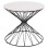 SIDE TABLE GRESAM FK18039.01 CERAMIC TOP-METAL BASE Φ50x44Hcm.