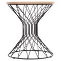 SIDE TABLE KEON FK18038.03 MDF TOP IN SONAMA-METAL BASE Φ45x50Hcm. SIDE TABLE KEON FK18038.03 MDF TOP IN SONAMA-METAL BASE Φ45x50Hcm.