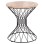 SIDE TABLE KEON FK18038.03 MDF TOP IN SONAMA-METAL BASE Φ45x50Hcm.