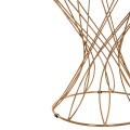 SIDE TABLE RUDY FK18037.01 CERAMIC TOP IN WHITE-METAL IN GLOSSY GOLD Φ45x48,5Hcm. SIDE TABLE RUDY FK18037.01 CERAMIC TOP IN WHITE-METAL IN GLOSSY GOLD Φ45x48,5Hcm.