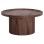 COFFEE TABLE MARGON FK18026 MDF IN DARK BROWN WOOD COLOR Φ80x40,5Hcm.