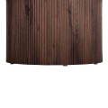 COFFEE TABLE MARGON FK18026 MDF IN DARK BROWN WOOD COLOR Φ80x40,5Hcm. COFFEE TABLE MARGON FK18026 MDF IN DARK BROWN WOOD COLOR Φ80x40,5Hcm.